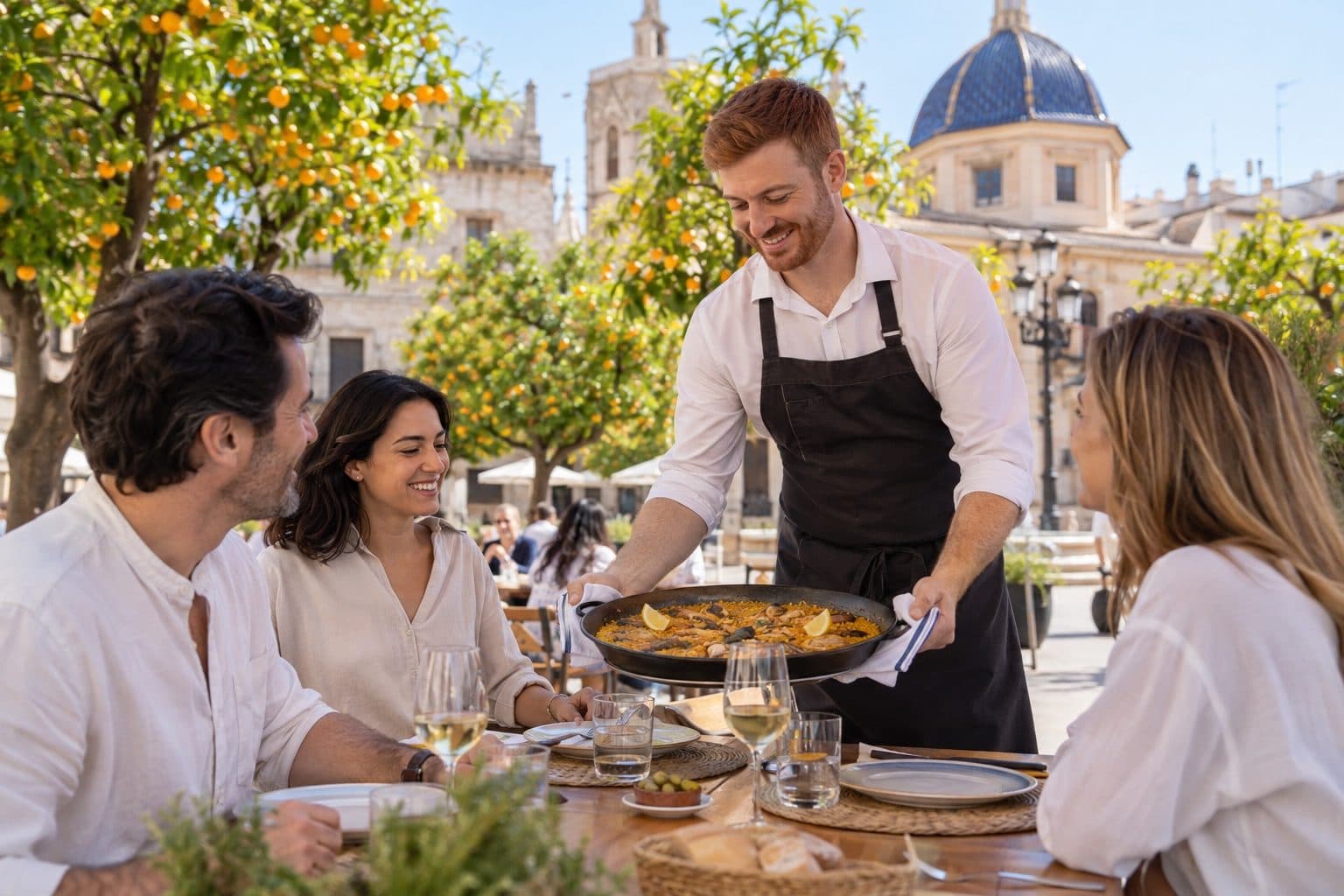 Camarera de hostelería en la Comunidad Valenciana