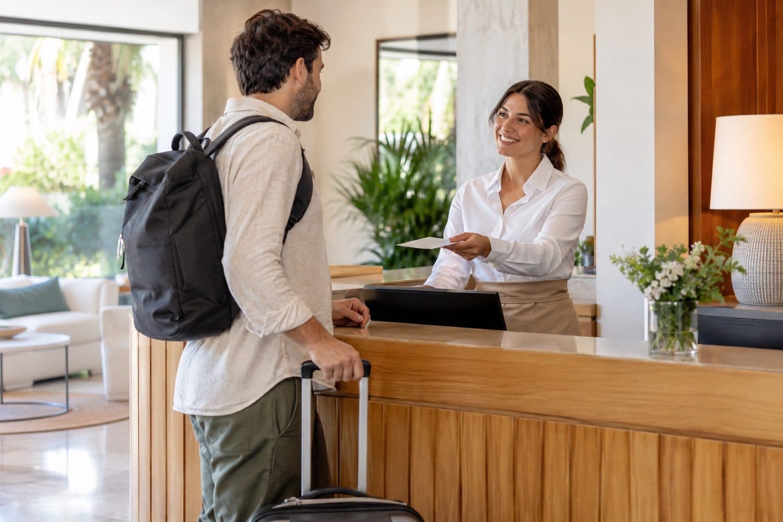 Recepcionista de hotel: funciones, idiomas, sueldo y cómo entrar
